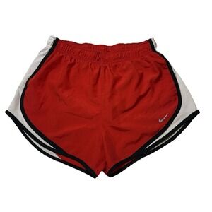 Nike Dri-Fit Women's Red Athletic Running Shorts Size Medium Gym‎ Workout